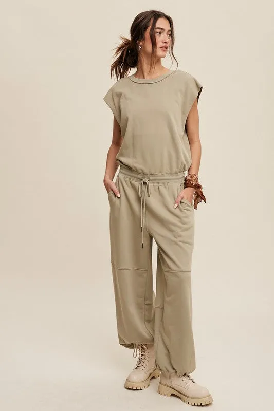 Athleisure Loose Jogger Jumpsuit *Online Only*