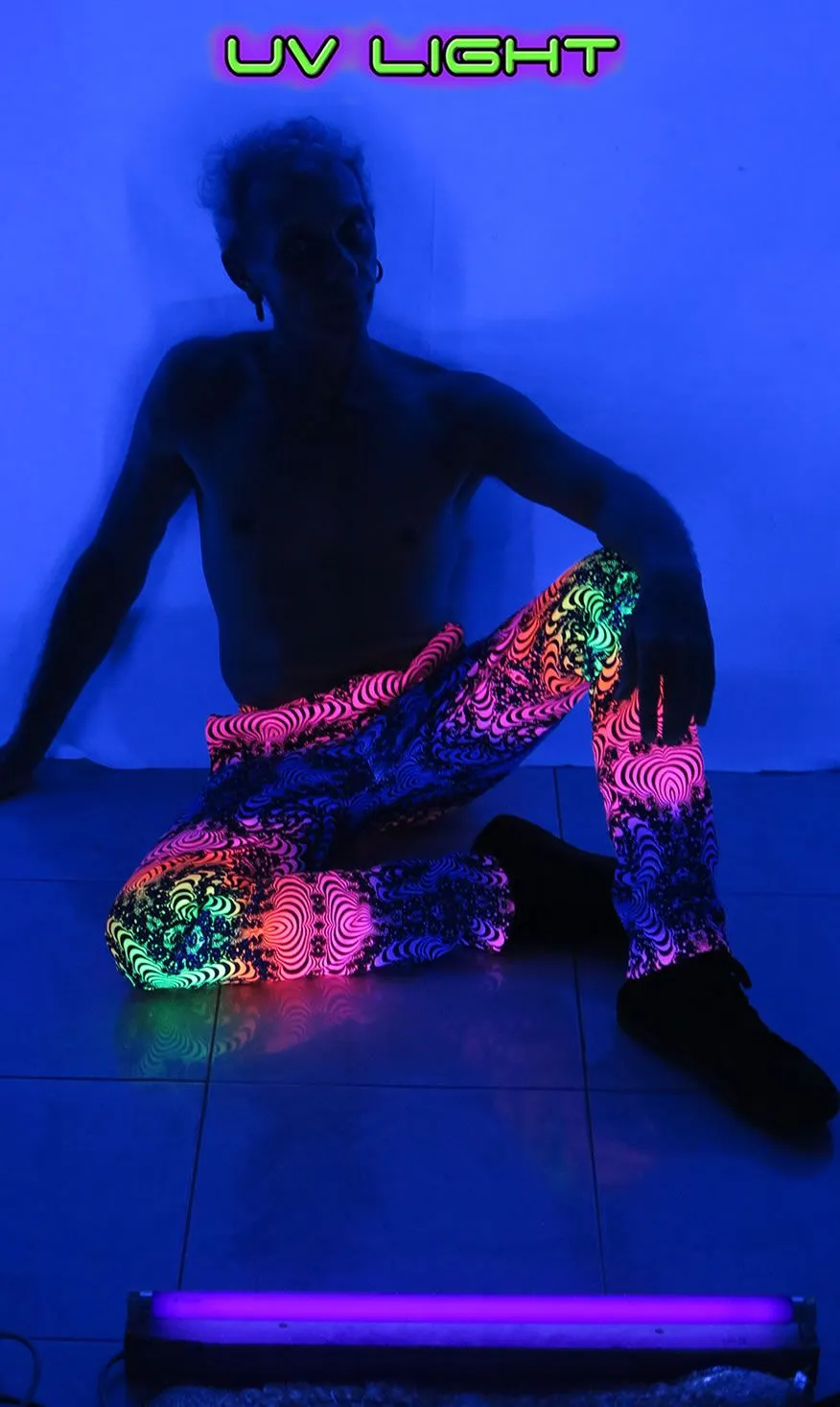 Chillout Pants : Rainbow Fractal