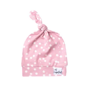 Copper Pearl Top Knot Hat Lucy