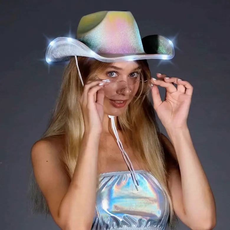 Light-Up Cowgirl Hats