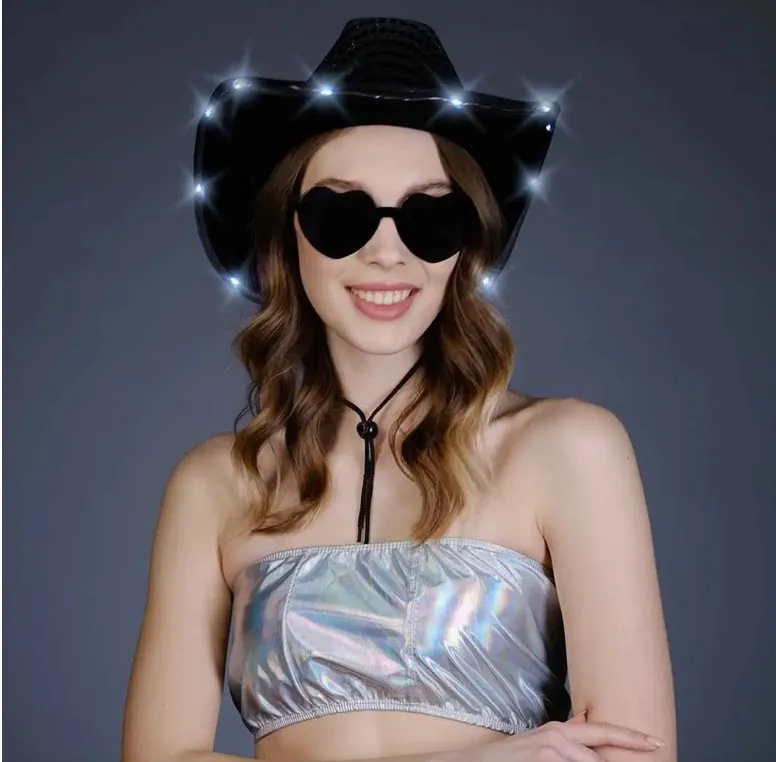 Light-Up Cowgirl Hats