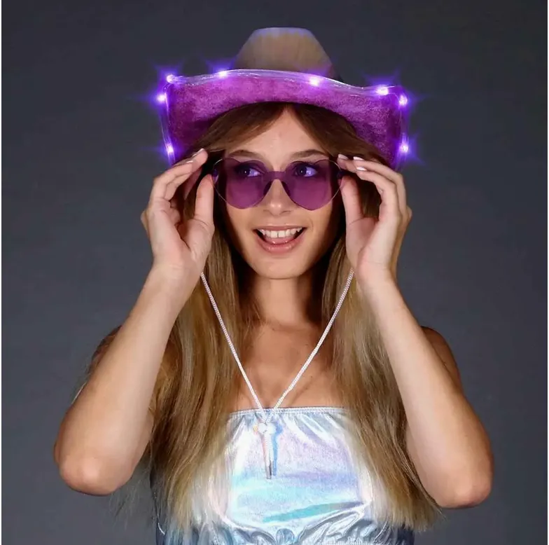 Light-Up Cowgirl Hats