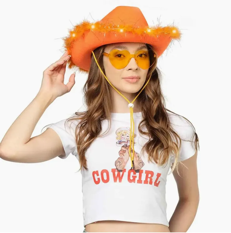 Light-Up Cowgirl Hats