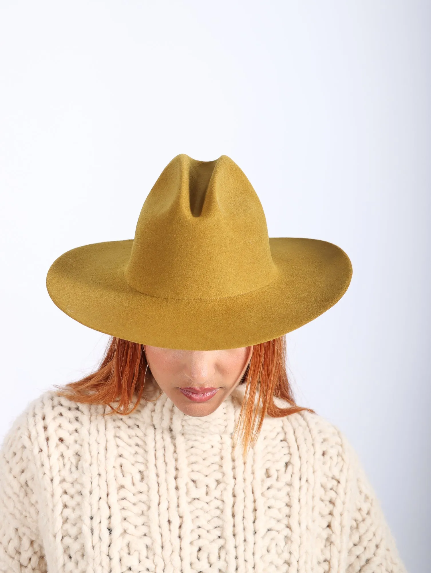 Ralph Wool Hat in Senape by Reinhard Plank