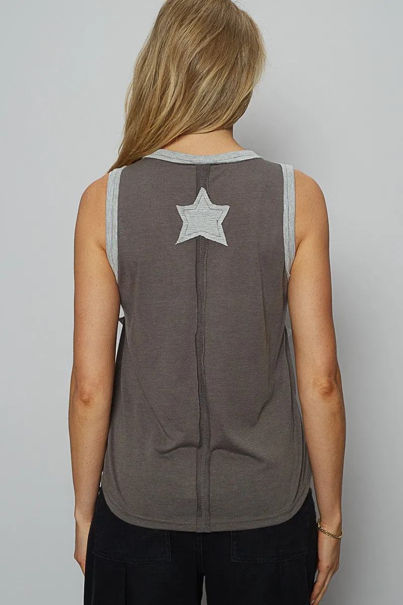 Star Patch Tank Top