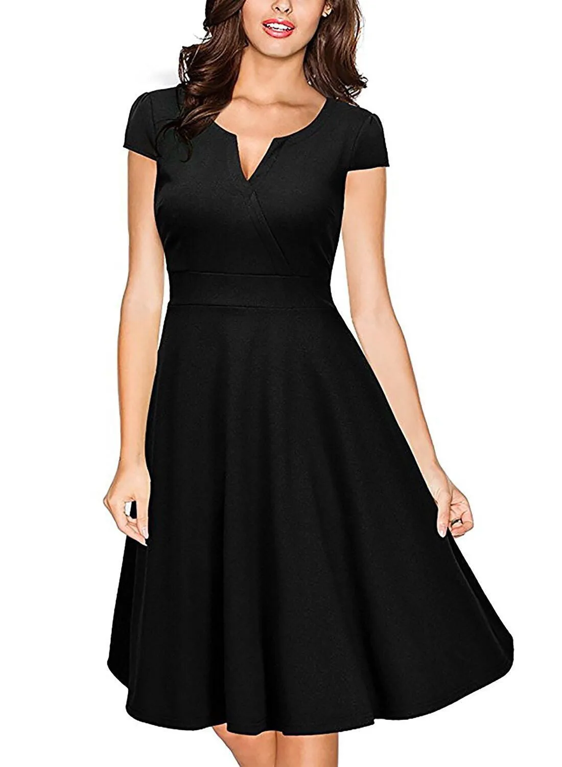 V Neck Casual Office Wear Working Bodycon Dresse