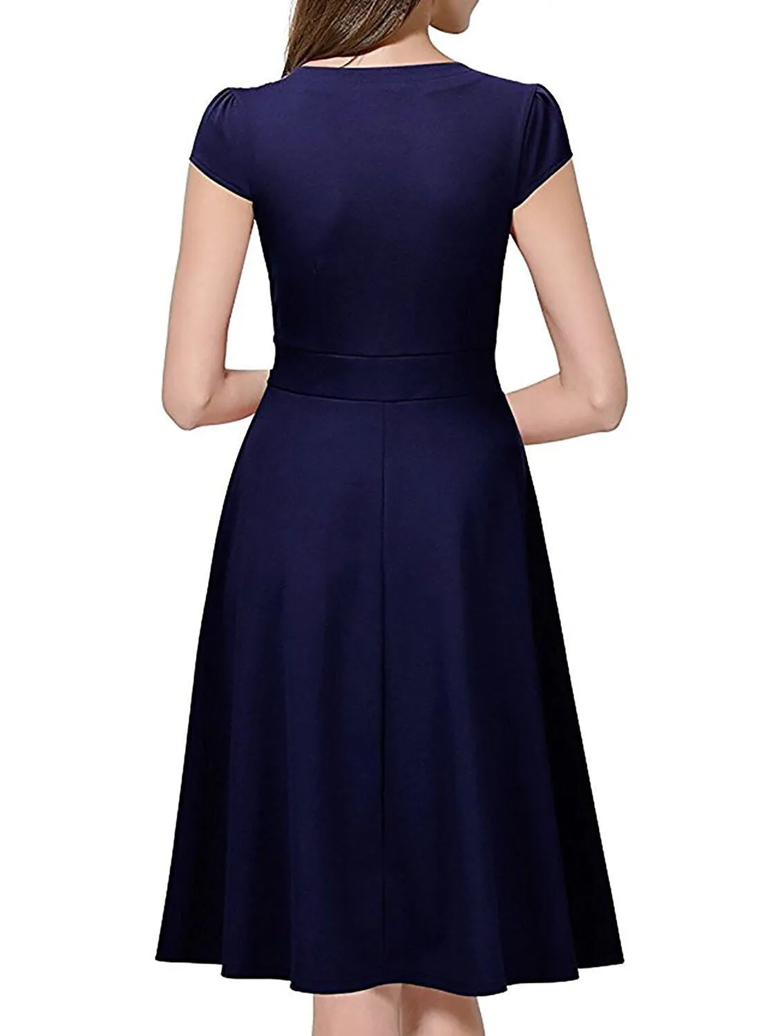 V Neck Casual Office Wear Working Bodycon Dresse