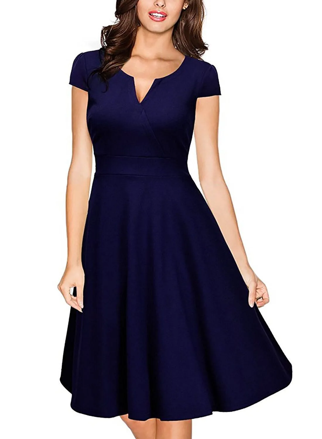 V Neck Casual Office Wear Working Bodycon Dresse