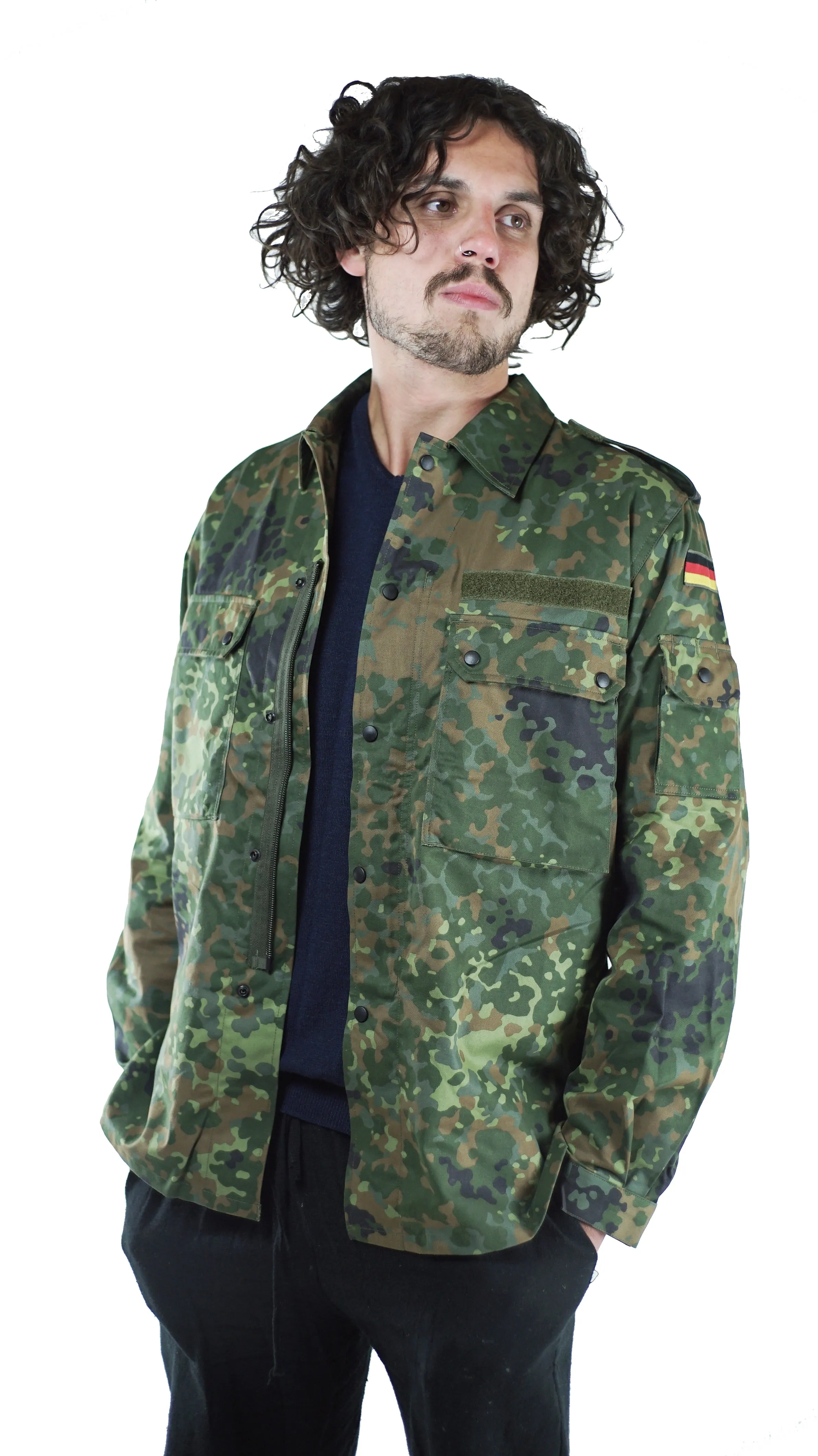 Vintage German Flecktarn Camo Shirts