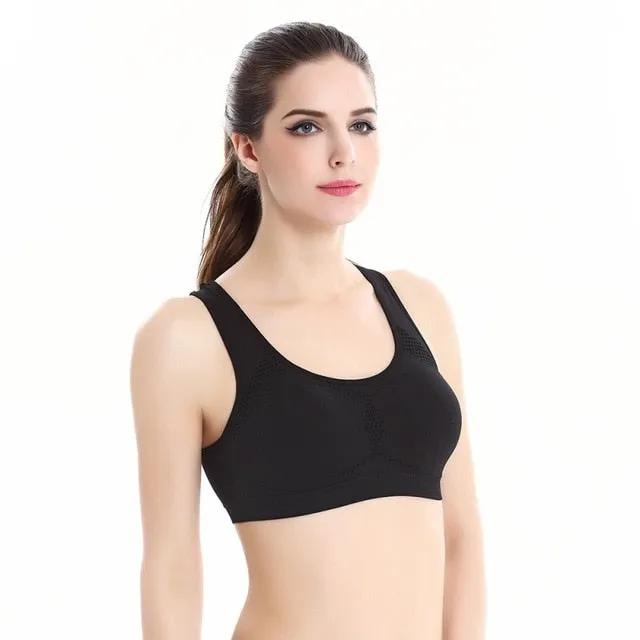 Women Seamless  Crop Bra Fitness Stretch