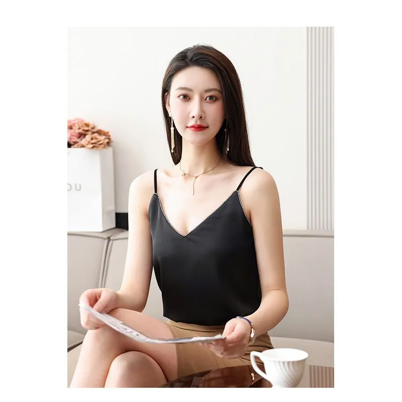 Worn Outside Loos-Fit Sleeveless Versatile Tank Top